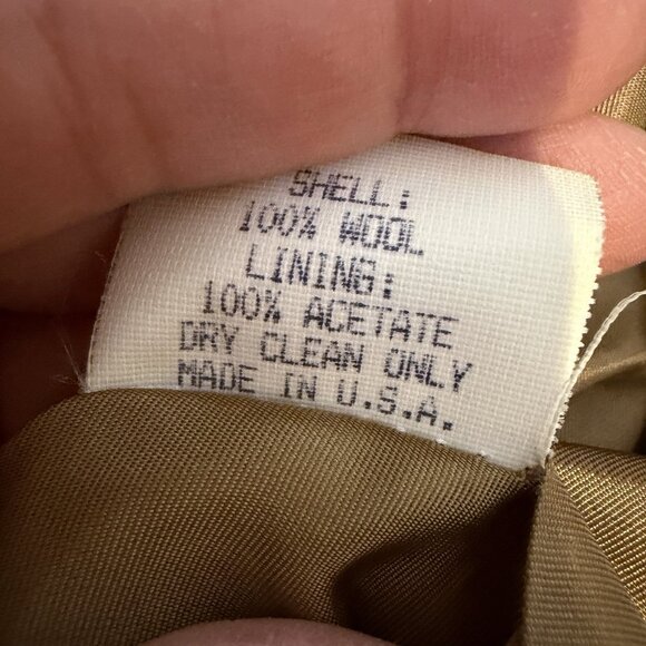 Kristen Blake Women Brown Wool Blend Blazer XL Box Fit Career Office Casual - Picture 6 of 7